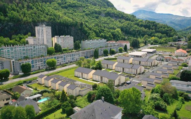 La résidence vue d'en haut Résidence Lourdes Hautes Pyrénées