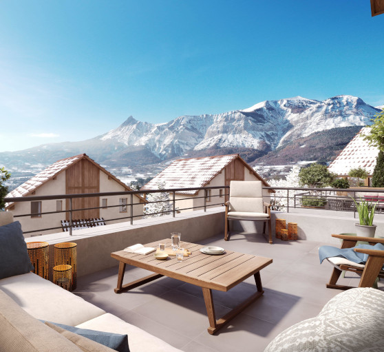 Laô - St Bonnet en Champsaur - Terrase