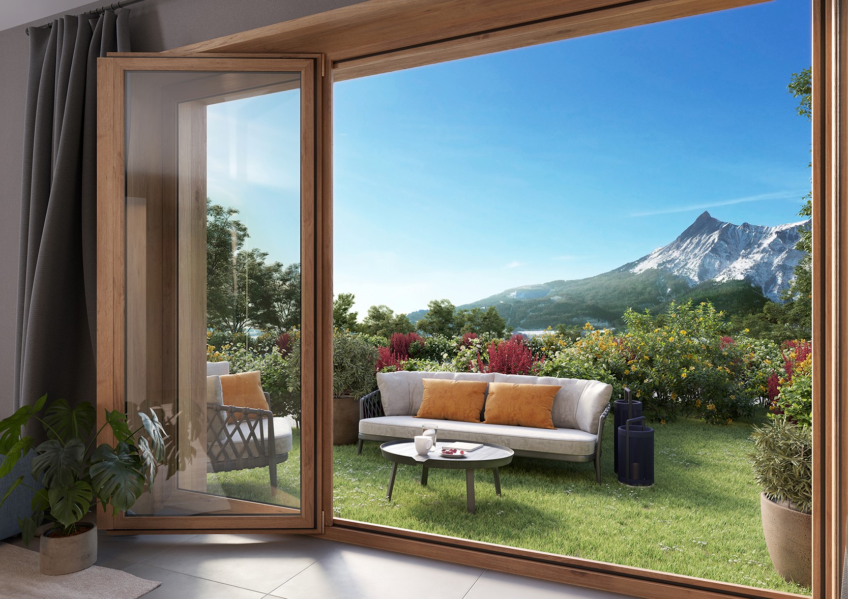 Lao - vue vers l'extérieur