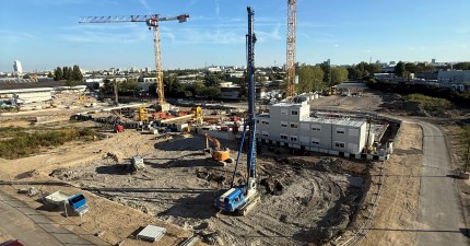 Travaux Gennevilliers vue du ciel